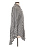 Philosophy Republic Clothing Stripes Silver Long Sleeve Blouse Size L - photo 4