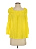 CeCe Yellow 3/4 Sleeve Blouse Size S - photo 1