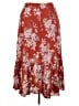 Torrid 100% Rayon Paisley Red Casual Skirt Size 2X Plus (2) - photo 2