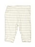 Baby Gap 100% Cotton Stripes Ivory Track Pants Size 0-3 mo - photo 1