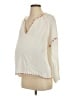 Hatch 100% Viscose Ivory 3/4 Sleeve Blouse Size XS Maternity (0) - photo 1