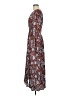 Gap 100% Rayon Paisley Brown Casual Dress Size M (tall) - photo 5