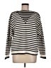 Liz Claiborne Stripes Ivory Pullover Sweater Size M - photo 1