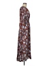 Gap 100% Rayon Paisley Brown Casual Dress Size M (tall) - photo 4
