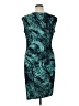 Three Dots Graphic Teal Cocktail Dress Size XL - photo 2