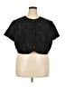 H&M Black Short Sleeve Blouse Size XXL - photo 1