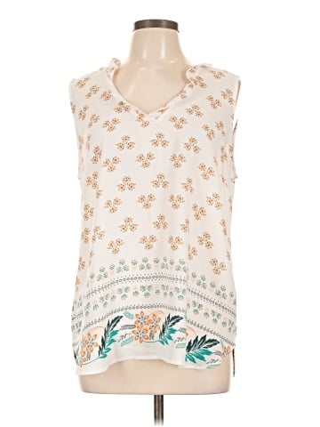 Ann Taylor Factory Sleeveless Blouse (view 1)