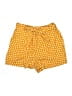A New Day 100% Polyester Polka Dots Yellow Shorts Size L - photo 1