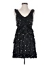 LoveShackFancy 100% Viscose Stars Black Cocktail Dress Size 4 - photo 1