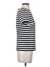 MICHAEL Michael Kors Stripes Silver Short Sleeve Turtleneck Size XS - photo 4