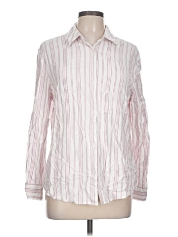 Tahari Long Sleeve Button-Down Shirt (view 1)