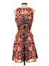 Bar III 100% Polyester Paisley Orange Cocktail Dress Size S - photo 2