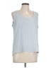 Ann Taylor Factory 100% Polyester Blue Tank Top Size L - photo 1