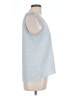 Ann Taylor Factory 100% Polyester Blue Tank Top Size L - photo 4