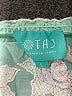 Taj Teal 3/4 Sleeve Blouse Size L - photo 7