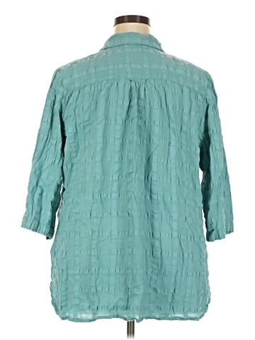 Coldwater Creek 3/4 Sleeve Button-Down Shirt (view 2)