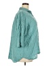 Coldwater Creek Teal 3/4 Sleeve Button-Down Shirt Size 2X - photo 4