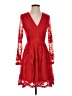 Altar'd State 100% Polyester Red Cocktail Dress Size S - photo 1