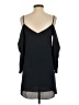 Alice + Olivia 100% Polyester Solid Black Cocktail Dress Size XS - photo 2