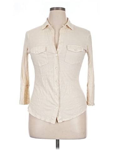 James Perse 3/4 Sleeve Button-Down Shirt (view 1)