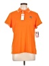 Antigua 100% Polyester Orange Short Sleeve Top Size L - photo 1