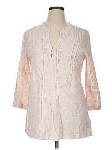 St. Tropez West 3/4 Sleeve Blouse (view 1)