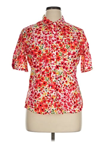 Jones New York Sport Short Sleeve Blouse (view 1)