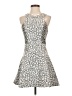 Townsen Animal Print Gray Cocktail Dress Size 2 - photo 1