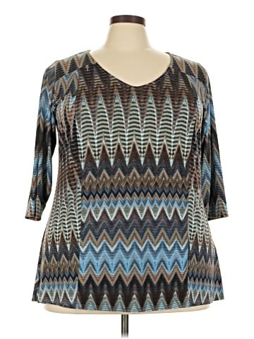 Karen Kane 3/4 Sleeve Top (view 1)
