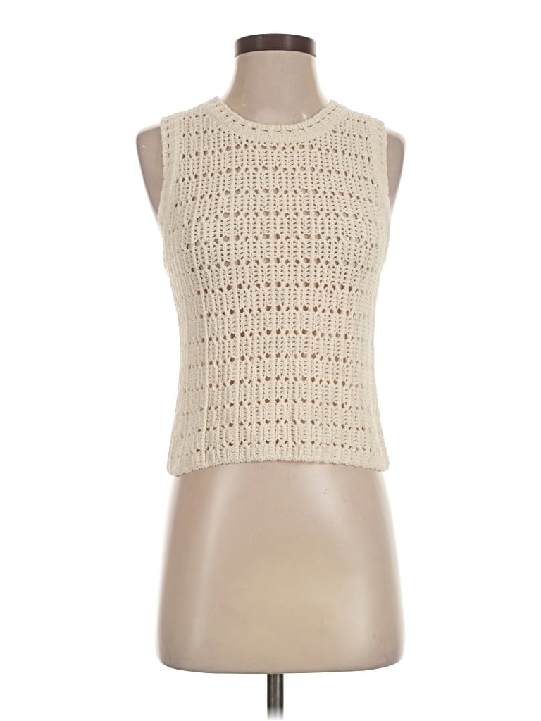Pre-owned A.l.c Sweater Vest In Ivory