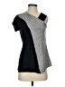 Magaschoni Color Block Gray Cardigan Size S - photo 1