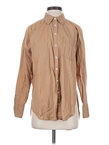 Maeve by Anthropologie Long Sleeve Button-Down Shirt (view 1)