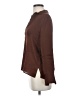 Vince. Brown Long Sleeve Silk Top Size XS - photo 5