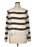 Love By Design Stripes White Pullover Sweater Size XL - photo 1