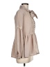 Angie 100% Polyester Tan Long Sleeve Blouse Size M - photo 4