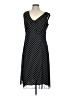 Nine West 100% Polyester Polka Dots Black Casual Dress Size L - photo 1