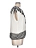 Max Studio 100% Polyester Ivory Sleeveless Blouse Size L - photo 4