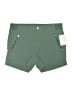 Athleta Solid Green Shorts Size 14 - photo 1