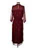 oasis 100% Polyester Burgundy Cocktail Dress Size S - photo 2