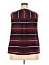 Tommy Hilfiger 100% Polyester Burgundy Sleeveless Blouse Size XXL - photo 2