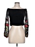 Charlotte Russe Black 3/4 Sleeve Blouse Size L - photo 1