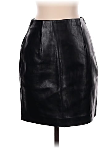 Theory Leather Skirt (view 1)