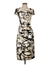 Max Mara Graphic Ivory Casual Dress Size 8 - photo 1