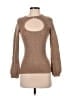 Moda International Tweed Brown Pullover Sweater Size S - photo 1