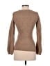 Moda International Tweed Brown Pullover Sweater Size S - photo 2