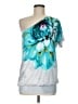 Fashion Bug Teal Sleeveless Blouse Size M - photo 1