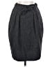 Downeast Solid Gray Casual Skirt Size S - photo 1