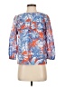 J.Crew 100% Cotton Blue 3/4 Sleeve Blouse Size XS (petite) - photo 1