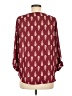 41Hawthorn 100% Polyester Burgundy 3/4 Sleeve Blouse Size M - photo 2