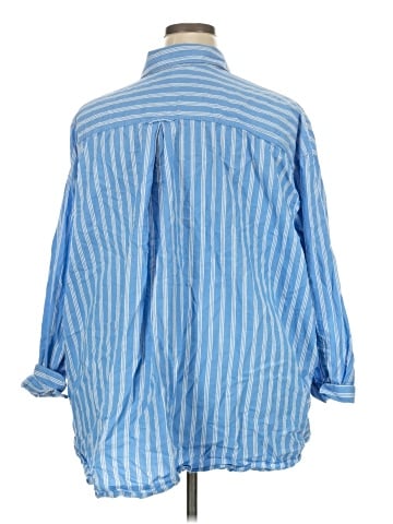 Old Navy 3/4 Sleeve Button-Down Shirt (view 2)